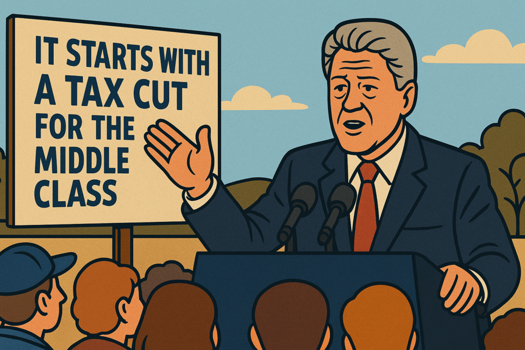 Campaign promise: a middle-class tax cut