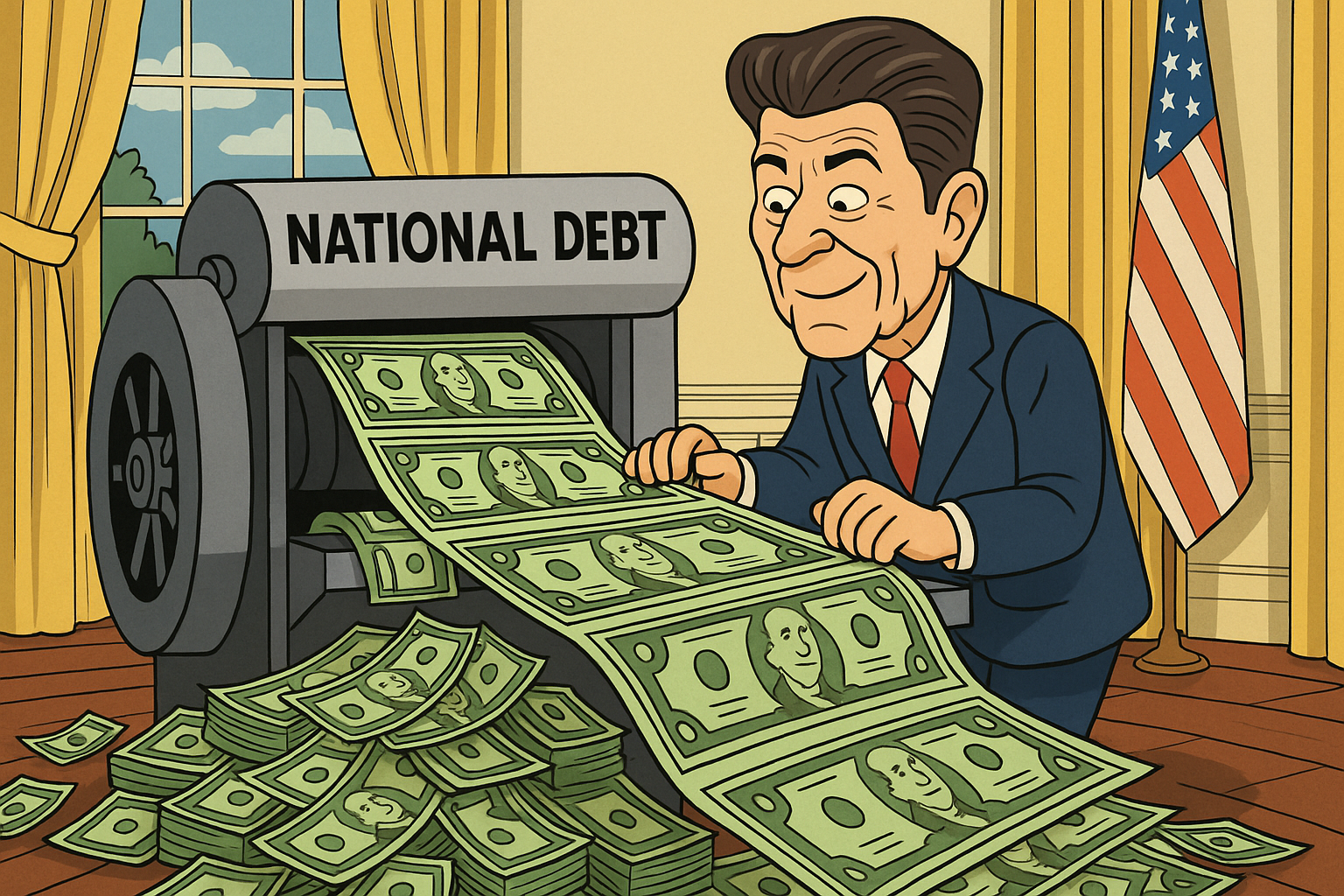 regans national debt - Reagan Claims