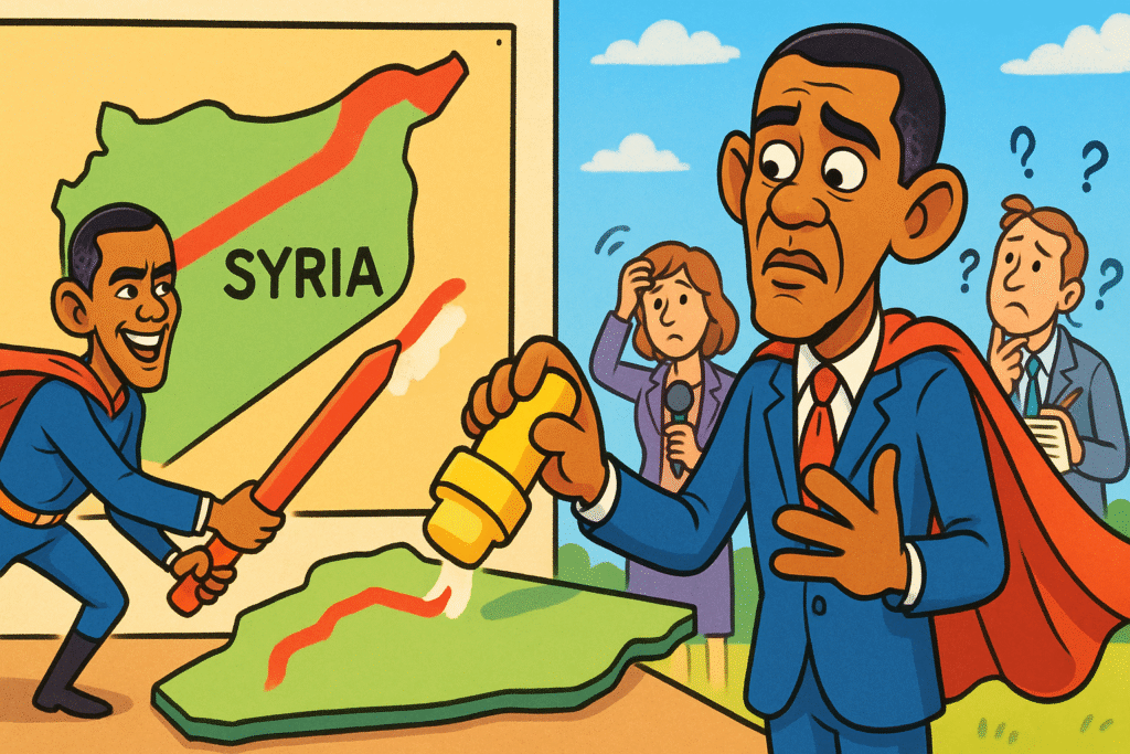The “Red Line” He Drew - obama truth